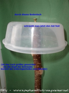 Deckel befestigen