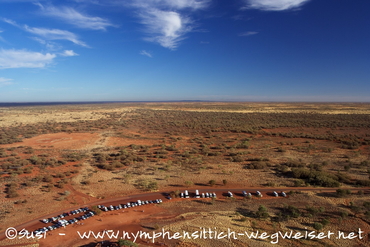 Das Landesinnere von Australien - Ewige Weite beim Blick vom Uluru (Ayers Rock)