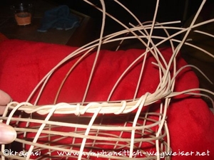 Körbchenrand basteln