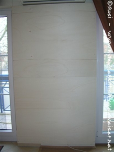 Holzwand anschrauben