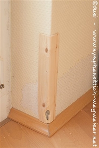 abgefressene Eckleiste