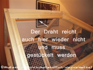 Der Draht ist wieder zu knapp