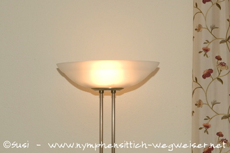 Halogenlampe - Achtung, Verbrennungsgefahr!