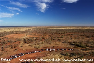 Das Landesinnere: Blick vom Uluru (Ayers Rock)