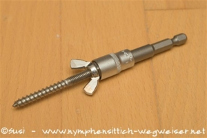 Stockschraube eindrehen