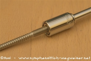 so kann die Stockschraube eingedreht werden