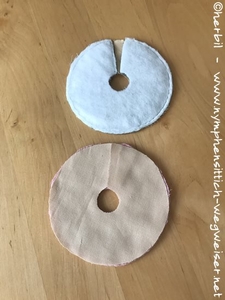 oben sieht man die ersten Nähte