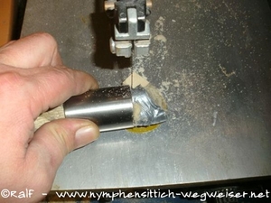 überstehendes Seil abschneiden