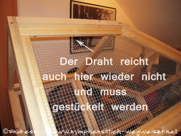 Der Draht ist wieder zu knapp