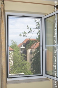 geöffnetes Fenster - Stoßlüften