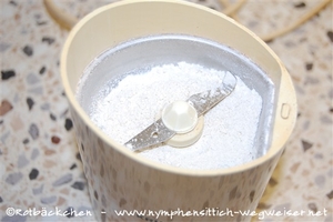 Sepiaschale gemahlen