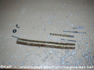 Material für den Wandsitzast