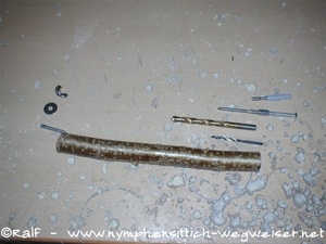 Material für den Wandsitzast