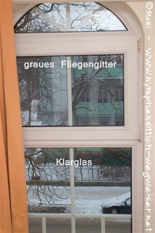 dunkles Fliegengitter