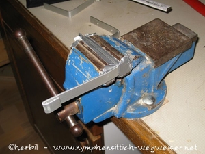 Leiste zum rechten Winkel biegen