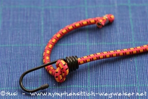 Gepäckgummi einkürzen