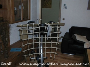 Fertiges Kletternetz