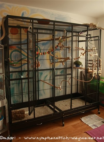 Vogelladen Zimmervoliere L