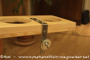 Stuhlwinkel an der Futterbar