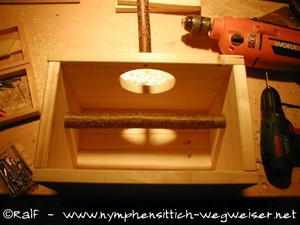 fertiges Schlafhäuschen von unten