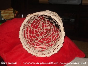 Reste verweben und Fertig!