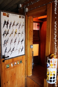 Schutzhaus der Außenvoliere