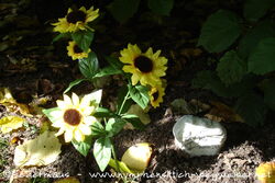 Grab im Garten