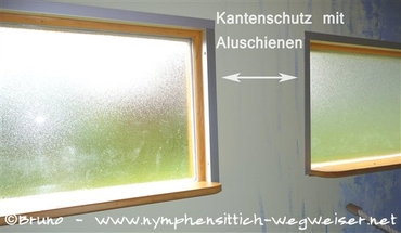 Aluwinkel an den Kanten