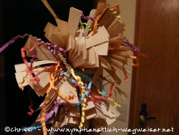 fertige Schredderblume