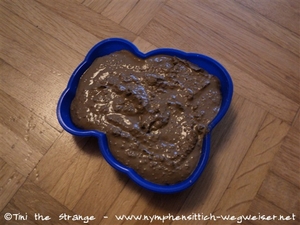 Masse in die Form füllen