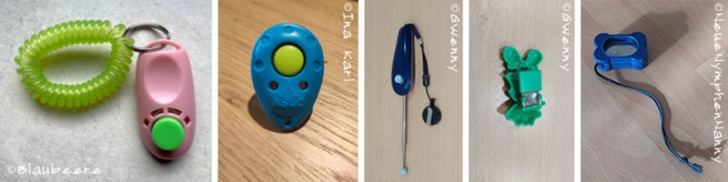 Verschiedene Modelle von Clickern Verschiedene Clickermodelle im Überblick