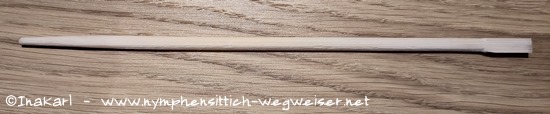 Essstäbchen als Targetstick Ein einfaches Essstäbchen kann gut als Targetstick enutzt werden